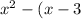 x^{2}-(x-3)log_{2}x=4x-3